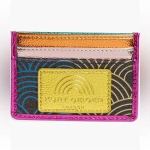 Kurt Geiger Pink and rainbow 🌈 colors Card Holder